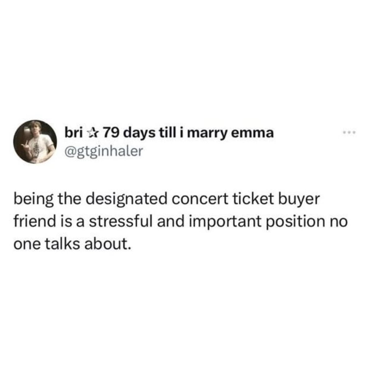 Yep! 🎟️