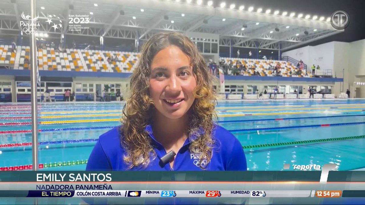 Telemetro Reporta on Twitter: "En la disciplina de natación, la nadadora panameña Emily Santos