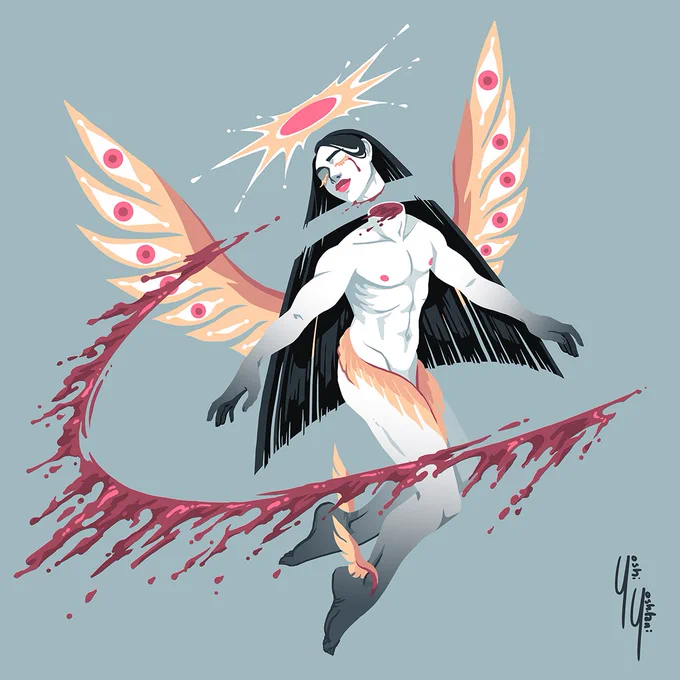 June Patreon Palette  Fallen Angels  This month was all melodrama~! Process Videos available at all tiers Mini prints shipped at Knight tier