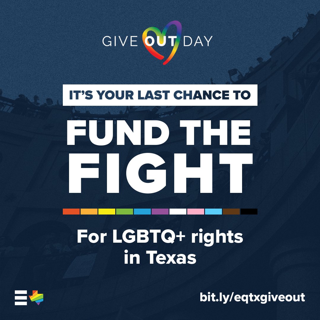 🌈 Today is the final day to Give OUT! Throughout Pride month y'all have helped to bolster our fundraising efforts during this national giving event.

#GiveOUTDay #GiveOUT #GiveOUT2023 #LGBTQ #LGBTQIA #LGBTQRights #LGBT #TransRights #ProtectTransKids