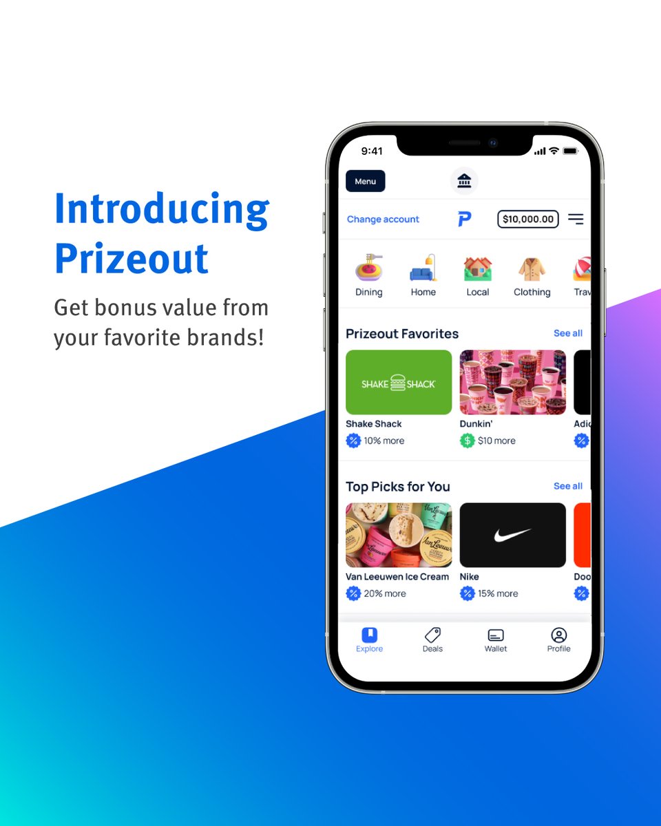 StanfordFCU's tweet image. Introducing #Prizeout! Discover gift cards from all your favorite national and local brands that offer up to 20% bonus value on each purchase. sfcu.org/prizeout

@ThisIsPrizeout