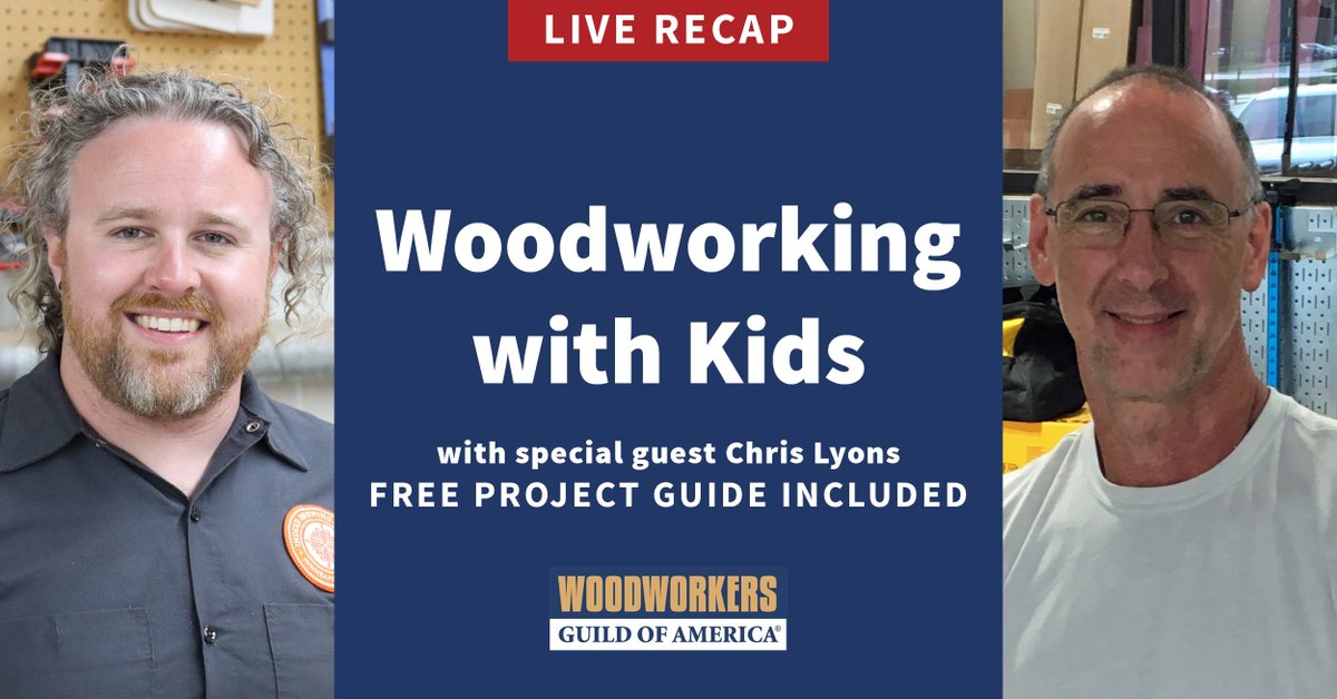 Follow along with George and Chris Lyons for tips on getting kids excited about woodworking with three beginner-friendly projects! Download the plans for free and check out their helpful tutorial. bit.ly/3BFEKsO