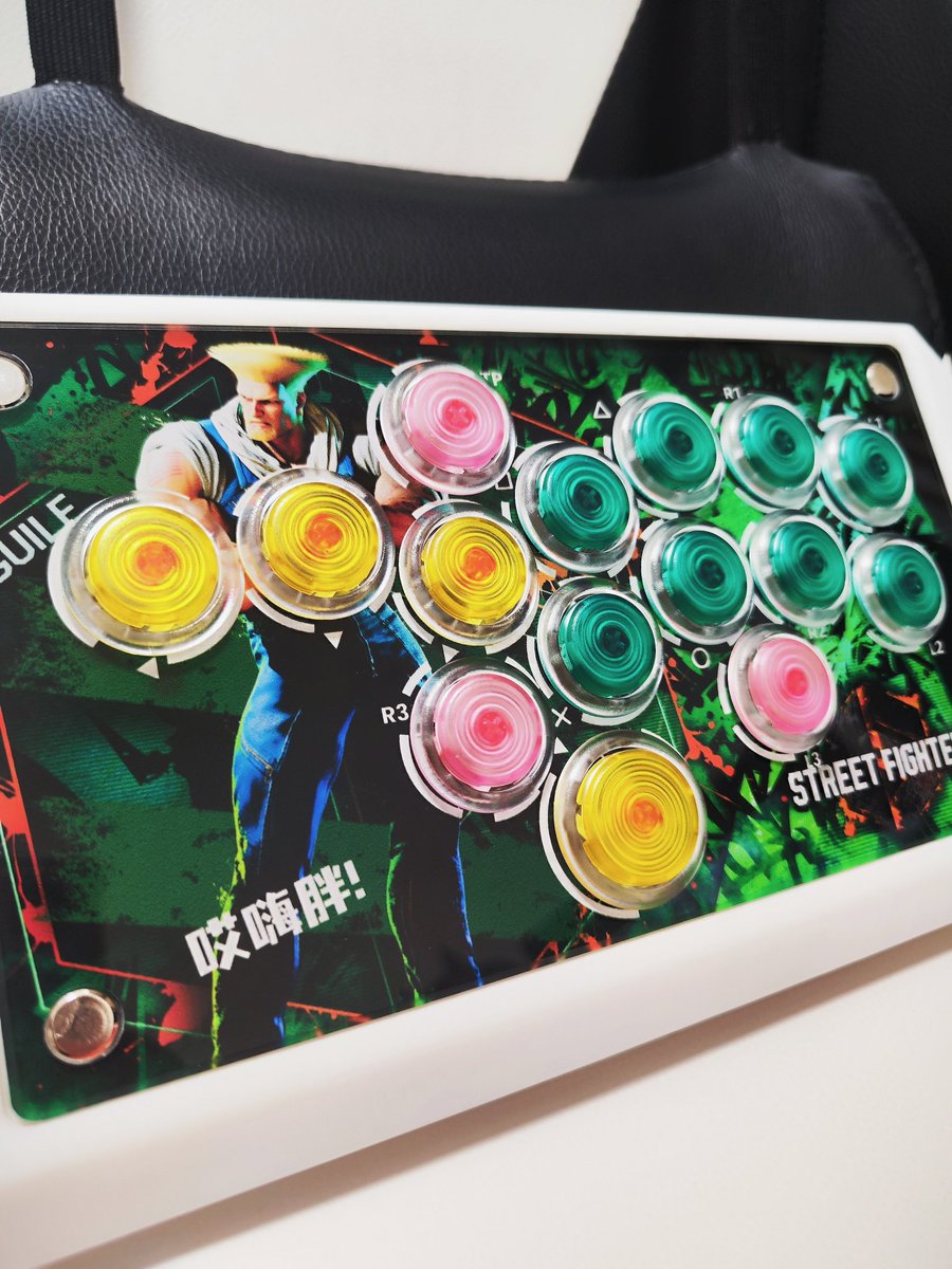 More and more guile~#FGC #arcade #arcadegames #hitbox #fightbox #leverless #fightstick #fightinggames #StreetFighter6