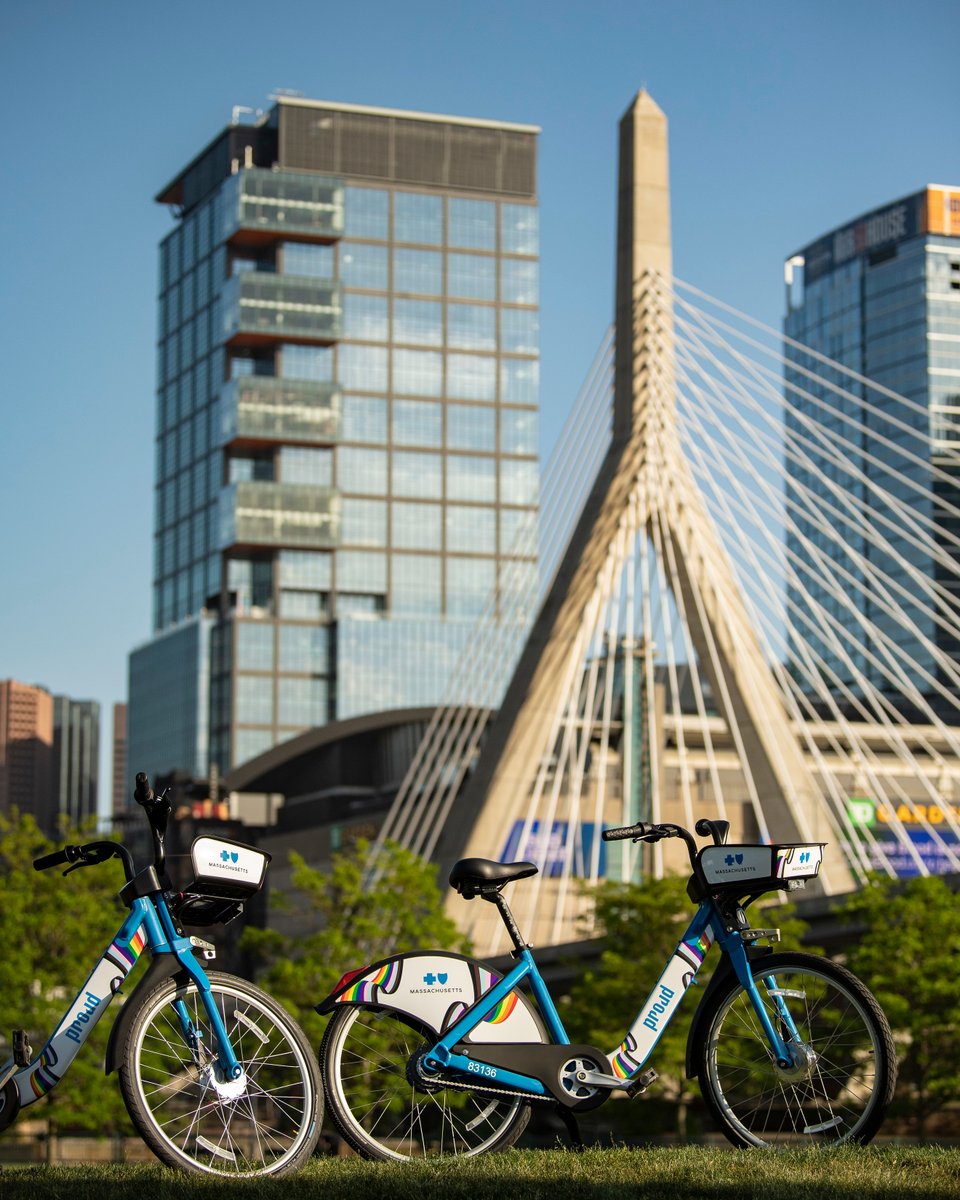 ElevateCom's tweet photo. Join @BCBSMA in supporting #PrideMonth! For each ride on their colorful Proud Bikes, $1 will be donated to @FenwayHealth in #Boston. Together, they're empowering the LGBTQIA+ community with inclusive healthcare, support, research, and education. 🌈 #BCBSMA #ClientNews https://t.co/eTjHuaWSfY