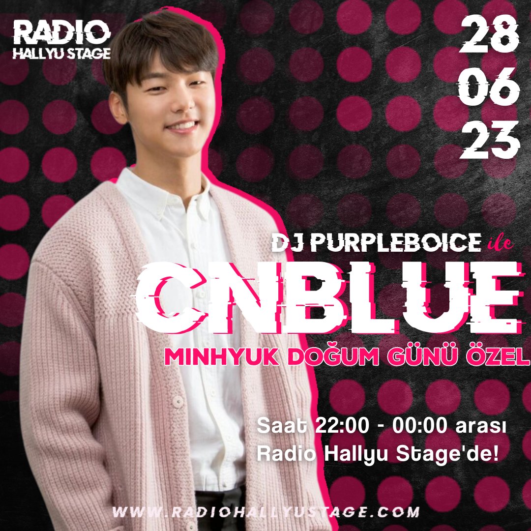 Radio Hallyu Stage ♪ | 《7/24 on stream》 (@radiohallyustg) on Twitter photo 🎙| CNBLUE ÖZEL YAYIN
Minhyuk'un doğum gününü hep birlikte kutluyoruz millet 💙 Harika bir yayına hazır mıyız 😎 Saat 22:00'de sohbet panelinde görüşelim~
radiohallyustage.com
<a href="/cnblueboicetr/">CNBLUE BOICE TR</a>
#CNBLUE #씨엔블루 #강민혁 #KANGMINHYUK #HappyMINHYUKDay #MINHYUK 🎙| CNBLUE ÖZEL YAYIN
Minhyuk'un doğum gününü hep birlikte kutluyoruz millet 💙 Harika bir yayına hazır mıyız 😎 Saat 22:00'de sohbet panelinde görüşelim~
radiohallyustage.com
<a href="/cnblueboicetr/">CNBLUE BOICE TR</a>
#CNBLUE #씨엔블루 #강민혁 #KANGMINHYUK #HappyMINHYUKDay #MINHYUK