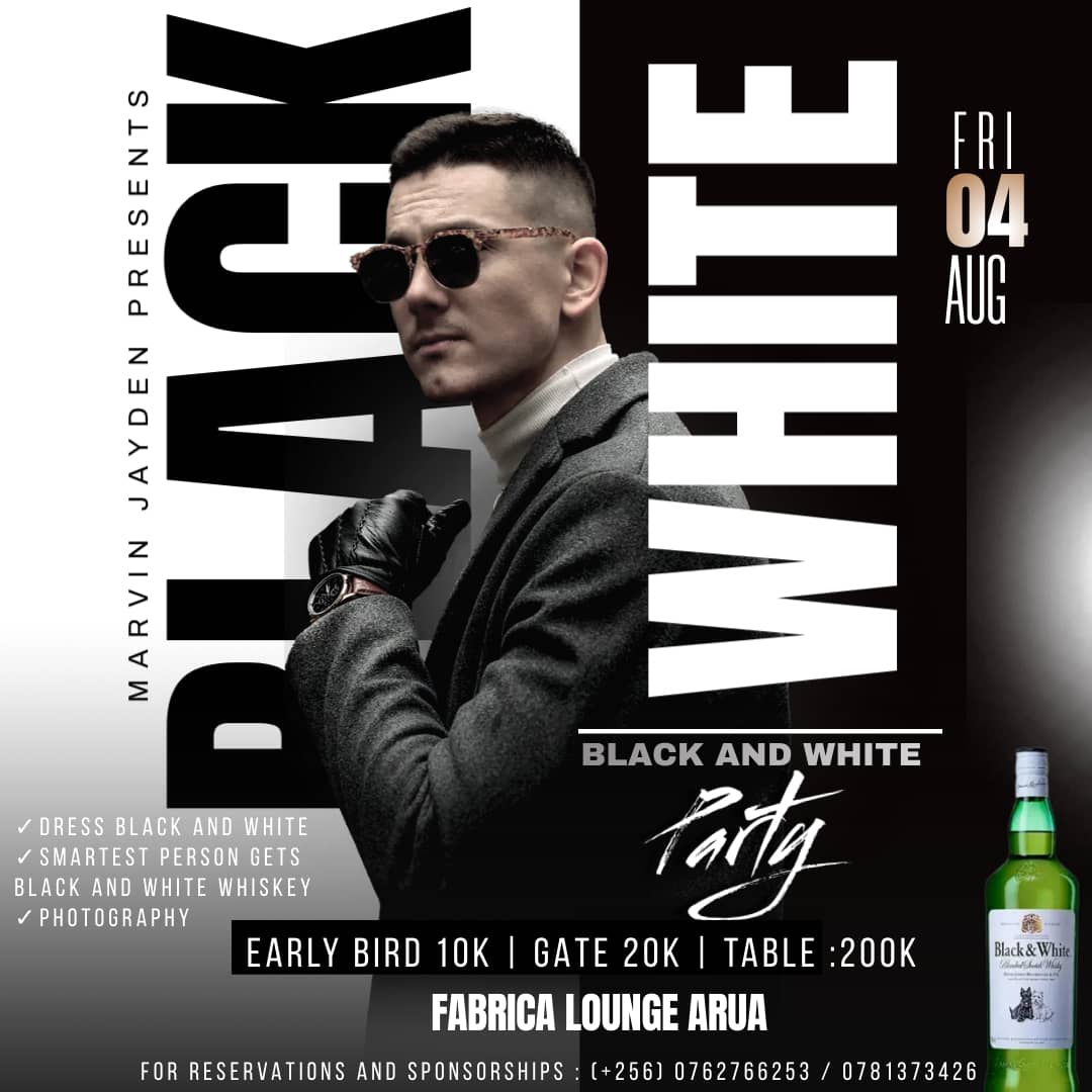 fabricalounge1's tweet photo. 1st of its king.. #ARUA get set.. come 4th August.. its all about the #blackandwhiteparty . With the best djs and mcs around #westnile https://t.co/Cqqs22oCSI