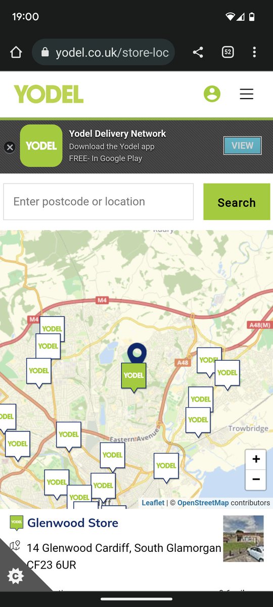 bakewellcupcake's tweet photo. @YodelOnline any chance of getting some more Yodel drop off in Cyncoed, Pontprennau or Pentwyn Cardiff? The nearest one often refuses parcels due to space because it's the only store in a big area! https://t.co/jCOCtVMYPX