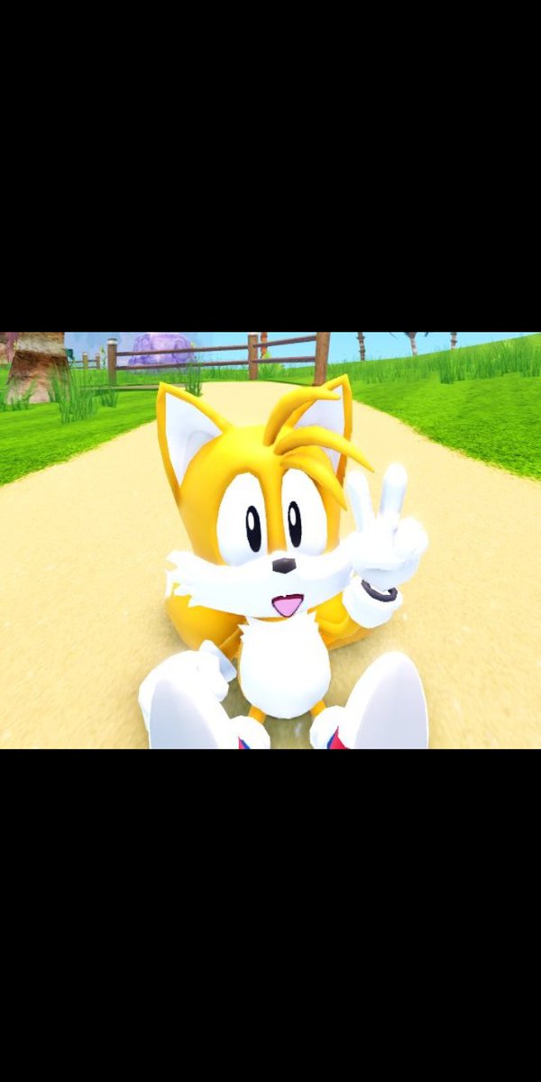 Classic Tails is saying Hi.