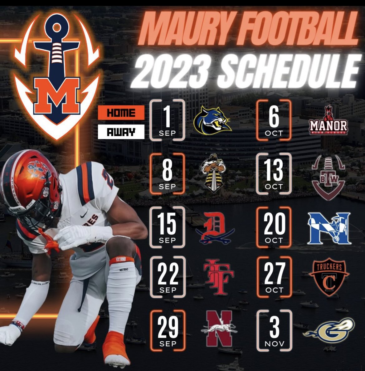 Maury Football tweet media