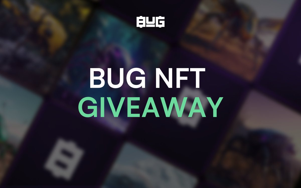 To celebrate the premint extension we're giving away 2 #bugNFTs ($750)!🐞

- 1 will be given to someone who minted a Swarm NFT at app.bug.finance/mint

To win the other #bugNFT:

- Follow <a href="/bugfinance/">Bug Finance | CLOSED</a>
- Like, RT &amp; Tag 3 friends
- Apply here: forms.gle/pCftVLGiVh8ic9…

🧵1/13