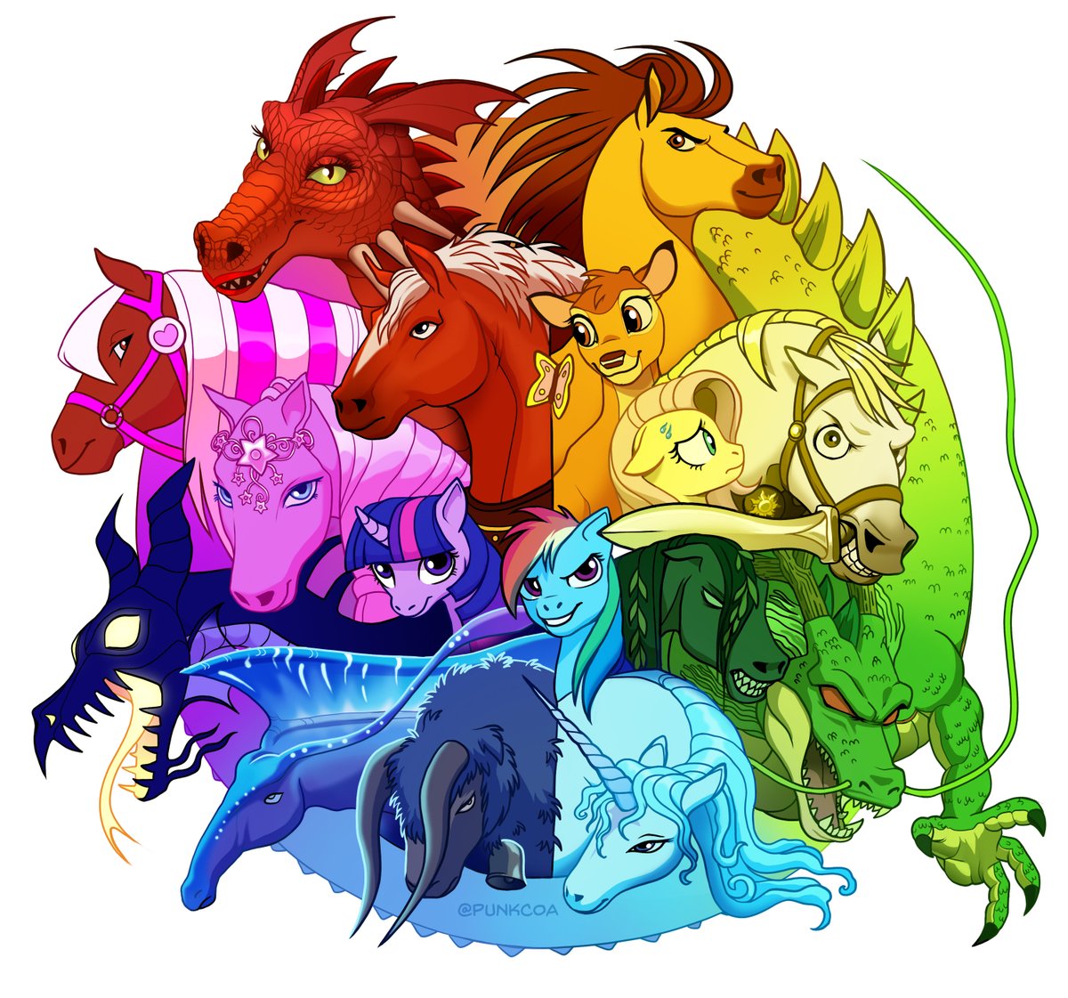 CoaPunk's tweet image. Color wheel challenge/meme 🌈