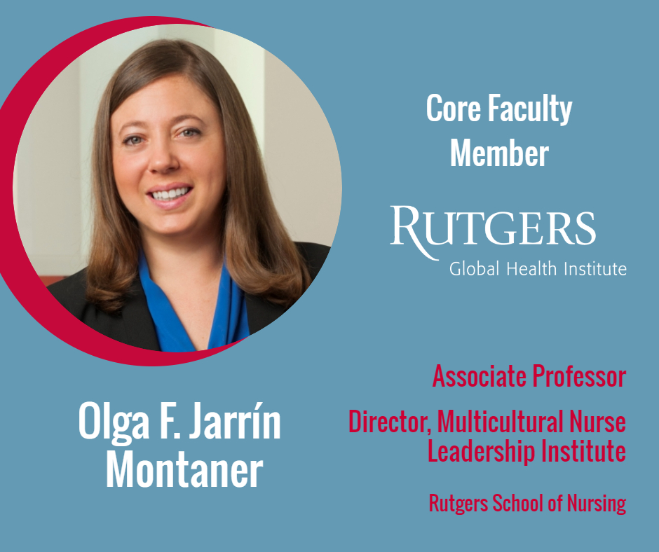 RutgersGHI's tweet photo. Big congrats 🎉 to our #corefaculty member Olga F. Jarrín Montaner (@OJ_RN) on being named to the Hunterdon Endowed Professorship in Nursing Research at @RutgersU.
Jarrín's research addresses the intersection of gerontological nursing & health services. @RU_Nursing @RutgersBHS https://t.co/uIPBmiZQBj