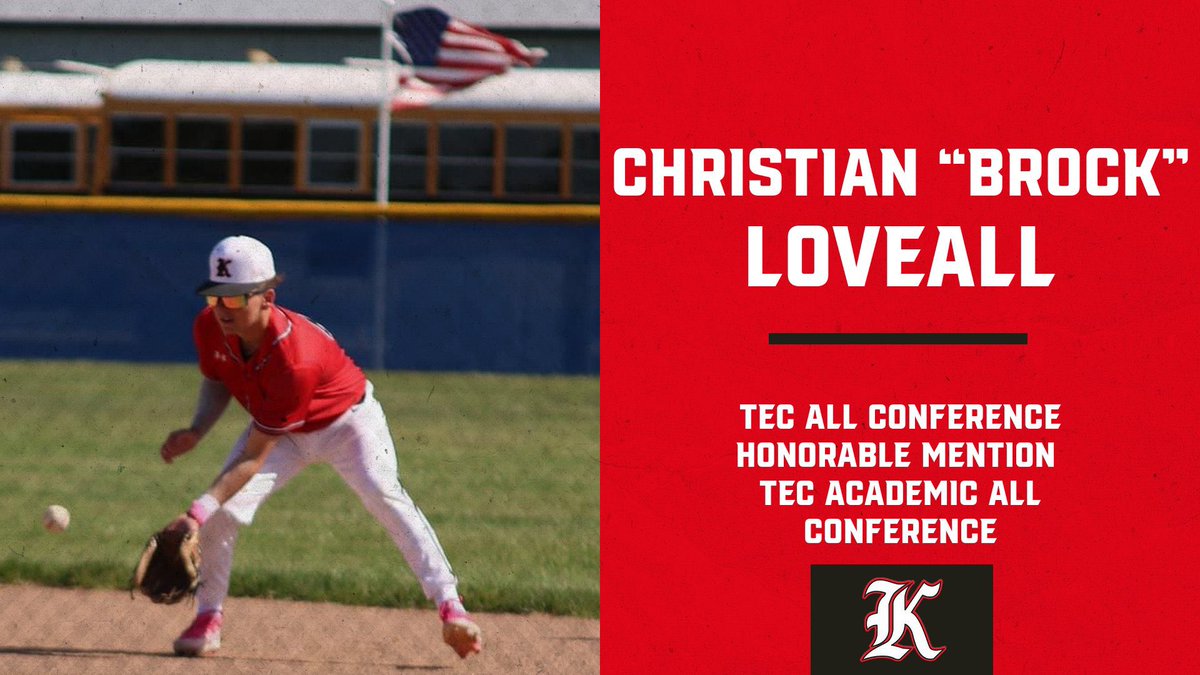 🚨2023 Season Awards - Congratulations 👊Class of 2024 Christian “Brock” Loveall (MIF, RHP) received TEC All Conference Honorable Mention💥and TEC Academic All Conference📚#WeAreKtownBSBL #PantherPride🐾 #AcceptTheChallenge🦅🇺🇸 @CAB_Athletics @brock_loveall42