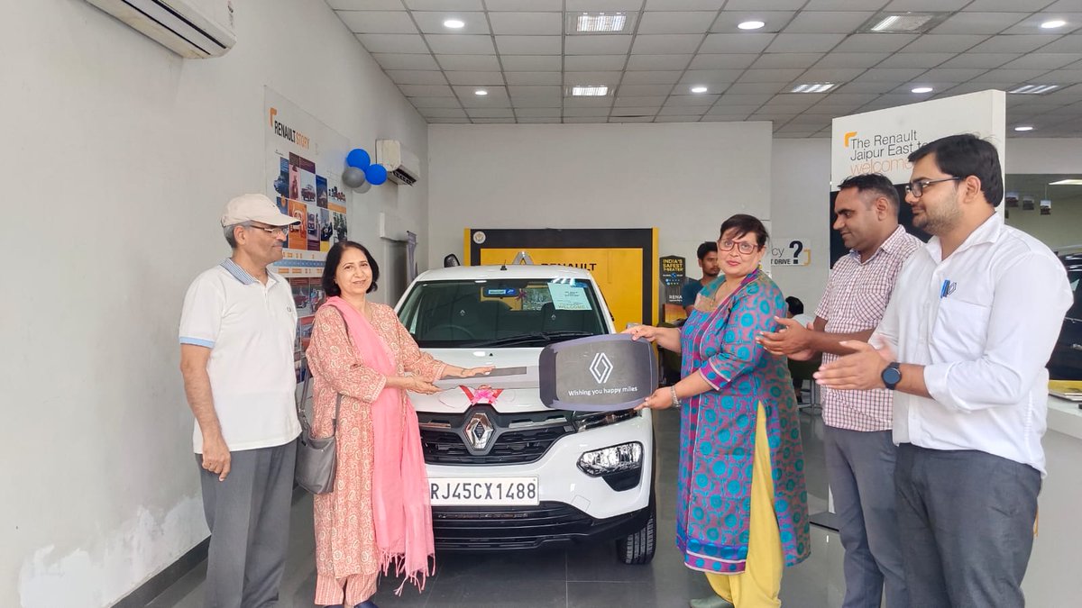 Congratulations Happy Customers!!! Here's wishing a warm welcome to the newest members of our Renault family!
To Know more about Pratap Renault, you can call 9799 555 333
#PratapRenault #RenaultJaipur #Renault #Rajasthan
#passionfordrive #reviews #Customerdelight #customerreview