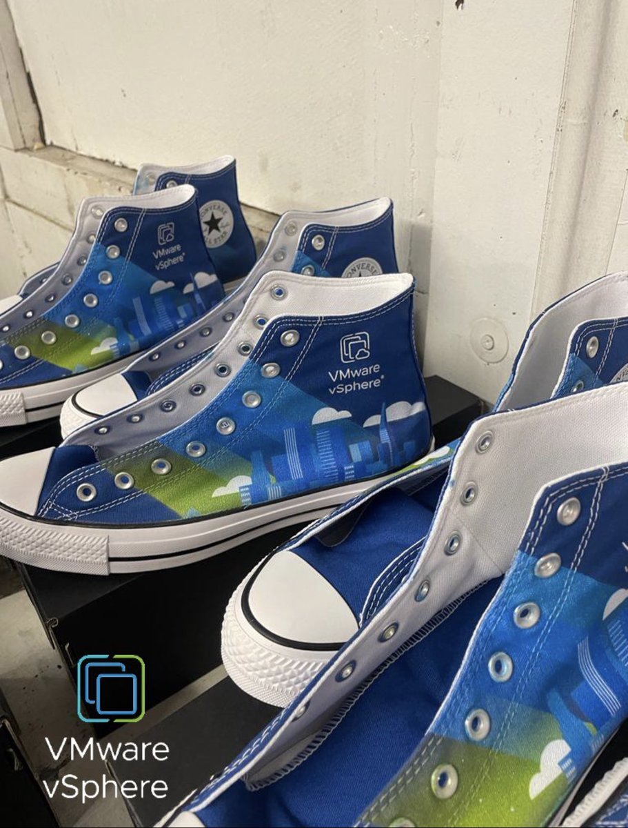 MyVMUG's tweet photo. GET EXCITED AUSTIN! The #MCIR event is coming to Austin tomorrow, June 29! Can't wait to connect with all of you there! Plus, don't miss the chance to win a pair of these limited-edition @VMwarevSphere sneakers onsite! Register now -> https://t.co/WX8E0bJtBa https://t.co/44SWk4eJhM