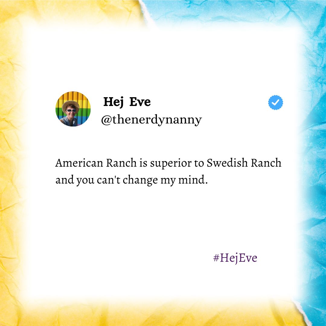Some foods you CANNOT GET abroad, and hidden valley ranch is one of them. Americans in Sweden are on the lookout for three things
 
1) decent buffalo wings 
2) a good brunch spot 
3) Hidden Valley Ranch

We miss you 😢

<a href="/HVRanch/">Hidden Valley Ranch</a> <a href="/hidden/">hope</a>.valley #Ranch #AmericanFood #expatproblems