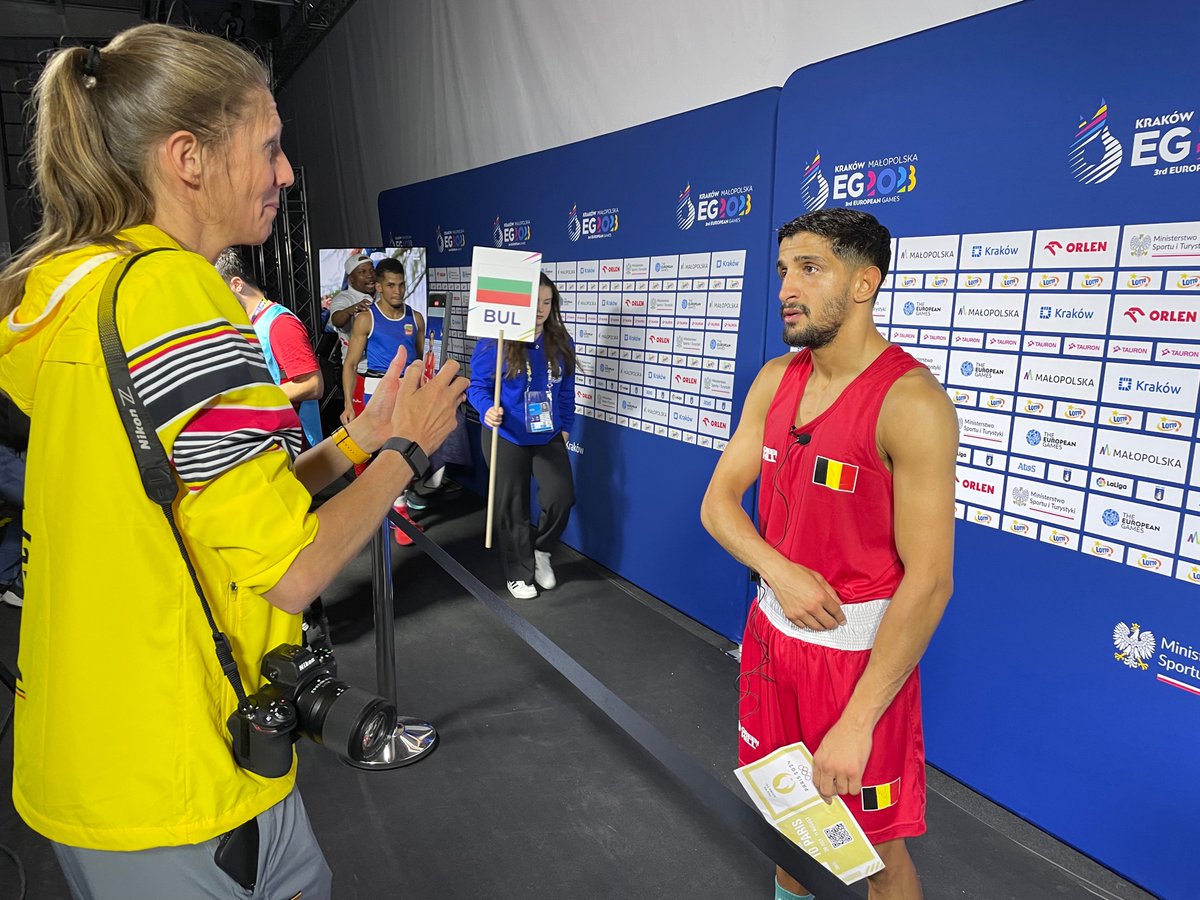 En dat is 2! Topdag voor <a href="/teambelgium/">Team Belgium</a> ook Vasile Usturoi plaatst zich voor de Spelen in Parijs, wint met technische K.O. van Deense tegenstander