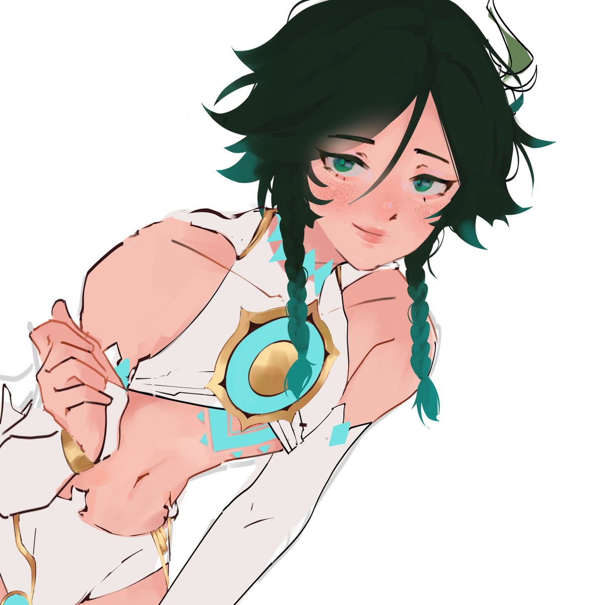 one of my abandoned works #原神 #venti