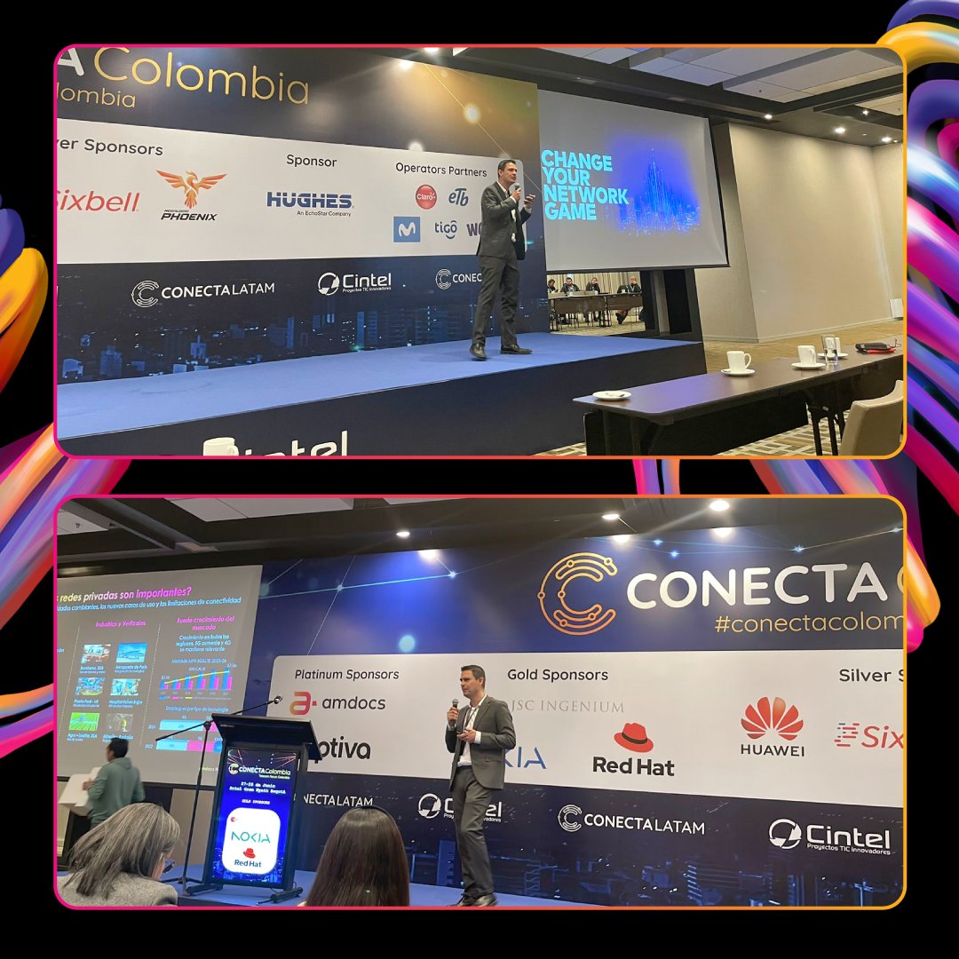 AmdocsCALA's tweet image. O primeiro dia de Conecta Latam foi incrível!

Nossos especialistas mergulharam em debates profundos sobre as inovações e expectativas no setor de telecomunicações, e trouxeram ricas reflexões sobre conectividade e seu uso na região. Histórico!

#ConectaLATAM #5G #telco