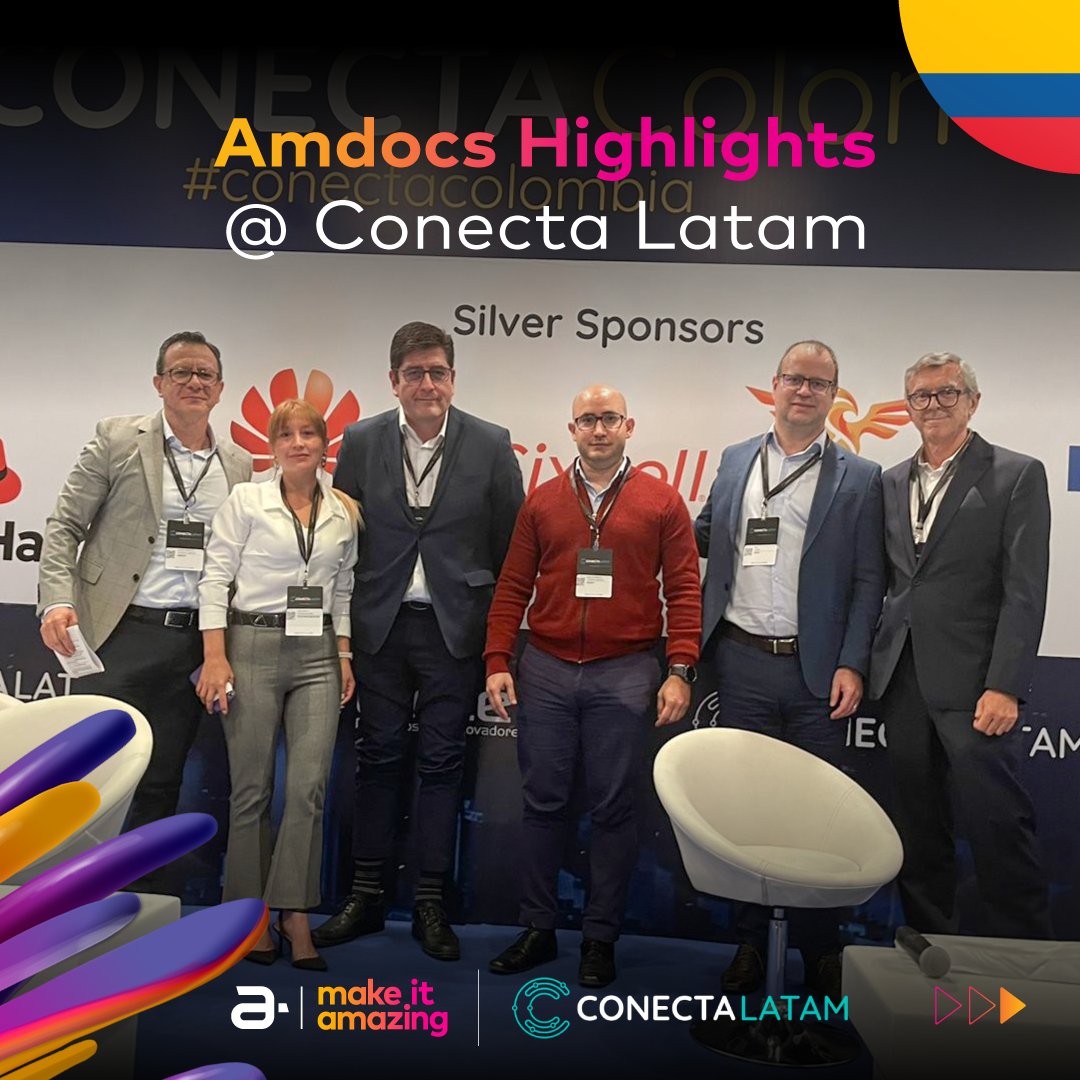 AmdocsCALA's tweet image. O primeiro dia de Conecta Latam foi incrível!

Nossos especialistas mergulharam em debates profundos sobre as inovações e expectativas no setor de telecomunicações, e trouxeram ricas reflexões sobre conectividade e seu uso na região. Histórico!

#ConectaLATAM #5G #telco
