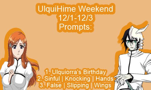 ZappsEvents's tweet photo. On the weekend of Ulquiorra's birthday, I'll be hosting an UlquiHime weekend! https://t.co/ZhUgLvgJM1