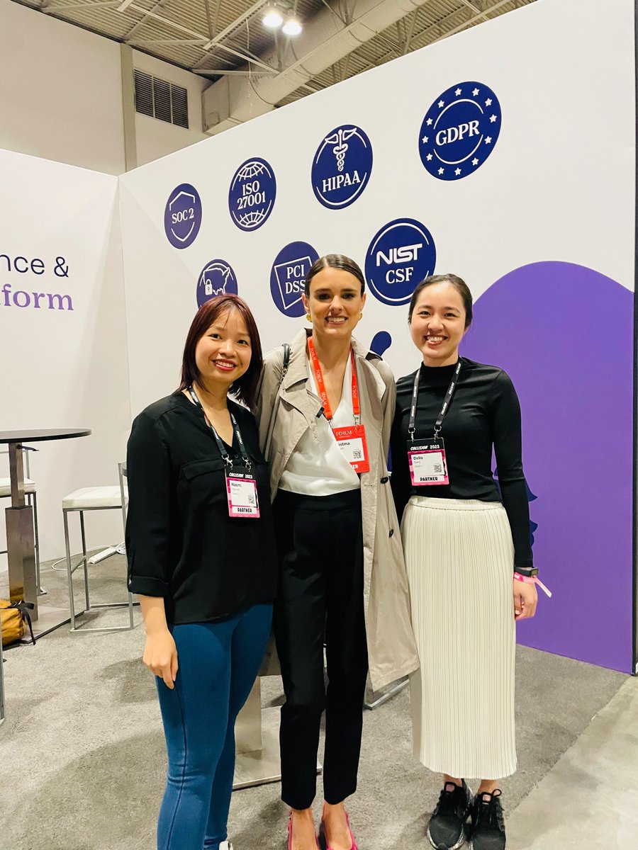 kobaltio's tweet photo. What a blast at #CollisionConf 🙌 Our team is excited to be there together with @TrustVanta. Also, great talks by Christina Cacioppo, don't miss the chance to learn tips to grow your startups. Will you be there? Book a time to chat us https://t.co/L9pMSU4oGu https://t.co/23H16J2RCc