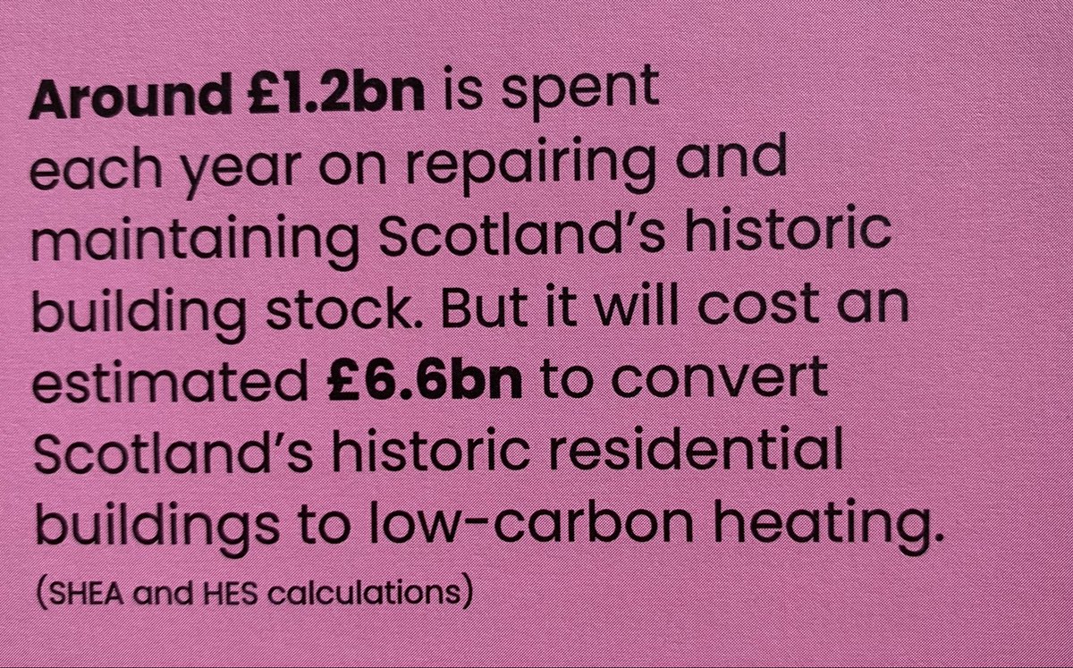 Twas at today’s launch of #OurPastOurFuture - the Strategy for Scotland’s Historic Environment and the key statistics reveal the extent of the challenge for #Scotland particularly with regards to retrofitting our homes and tackling #FuelPoverty - a major issue in #Glasgow 👇👀🤔!