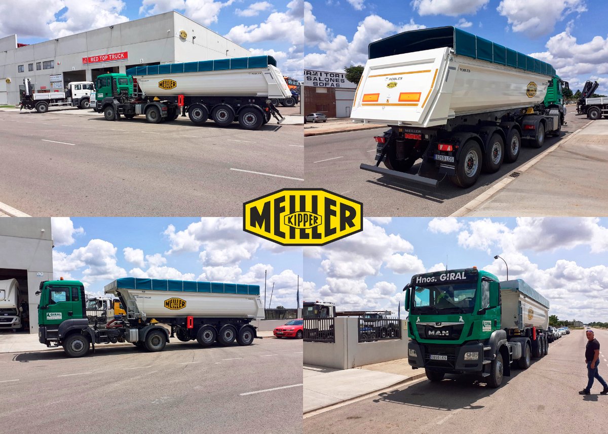 talleresrobles's tweet photo. "¡Entrega exitosa! Como distribuidor oficial de Meiller, hemos fortalecido la flota de Giral con un semirremolque de calidad

#Talleres #Robles #Multicambio #Trail #diploris #meiller #hiab #RosRosca #ffs #camión #truck #grua #medioambiente #envios https://t.co/C2NYYh3iaK