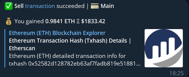 Cheesycalls's tweet photo. That's what we call Cheesy profits. Join our discord so you wont miss the next call! https://t.co/5xqRxOxIqb