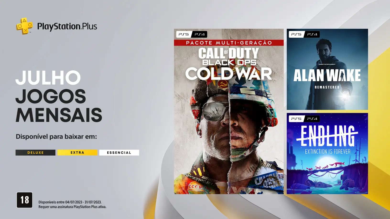 PS Plus Extra e Deluxe confirmam seus jogos de fevereiro