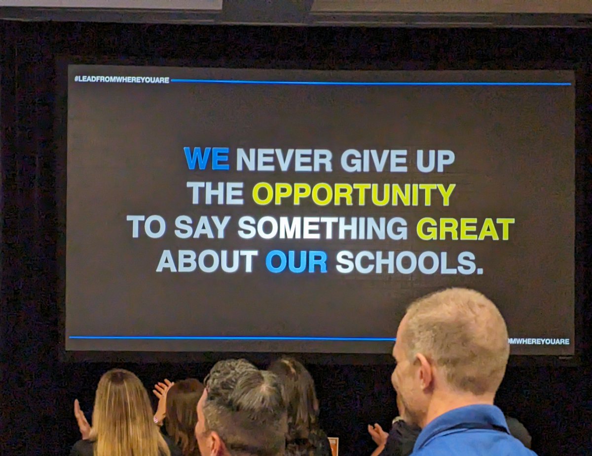 MrSorensen805's tweet photo. Whether you tell your story or not, you're going to be judged. Great keynote by @Joe_Sanfelippo at the #ESSummit. #HumanizeEducation https://t.co/EMlUdISPhx