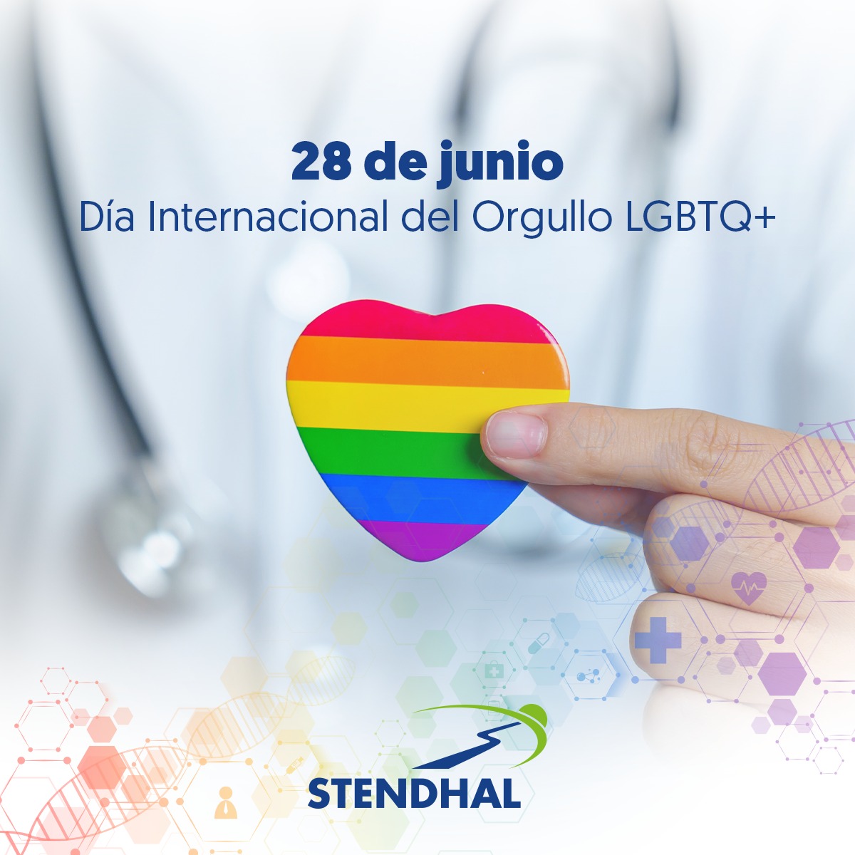 PharmaStendhal's tweet photo. 28 de junio, DÍA INTERNACIONAL DEL ORGULLO LGBTQ+
Siempre orgullosos de quien eres 🏳️‍🌈

#SoyStendhal #StendhalPharma #LGBTQ #DiaInternacionalDelOrgullo https://t.co/D2iYt03ziv