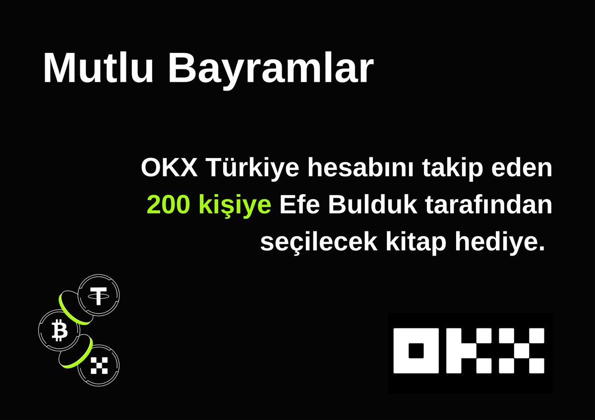 efebulduk's tweet photo. OKX yetkilileri, topluluğunun sesine kulak verip $SUI sorununu çözdükten sonra, bana ulaşıp Türk yatırımcısına bayram hediyesi vermek istediklerini ilettiler.

Ben de bilinçli yatırımcılığı teşvik etmek için kitap verimesini doğru buldum. Bu Tweet'i RT edip @OkxTurkiye hesabını takip eden 200 kişiye kitap hediye edecekler.

+Ek olarak, ben de ek 200 kişiye bir aylık Pro Bülten aboneliği hediye ederek zor piyasa koşullarında kazanmanıza katkı sağlamaya karar verdim.

Herkese tekrar iyi bayramlar dilerim 🍬