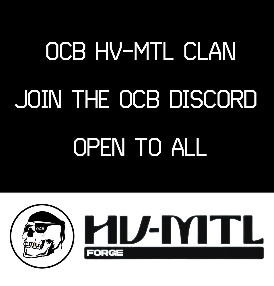 The Buccaneers are gearing towards a strong start to the HV-MTL forging <a href="/yugalabs/">Yuga Labs</a> !

We have created a special section on the Discord dedicated to HV-MTL lovers, for all (holders and non-holders).

Join the Discord: Discord.gg/OCB and open a ticket for the HVMTL role!