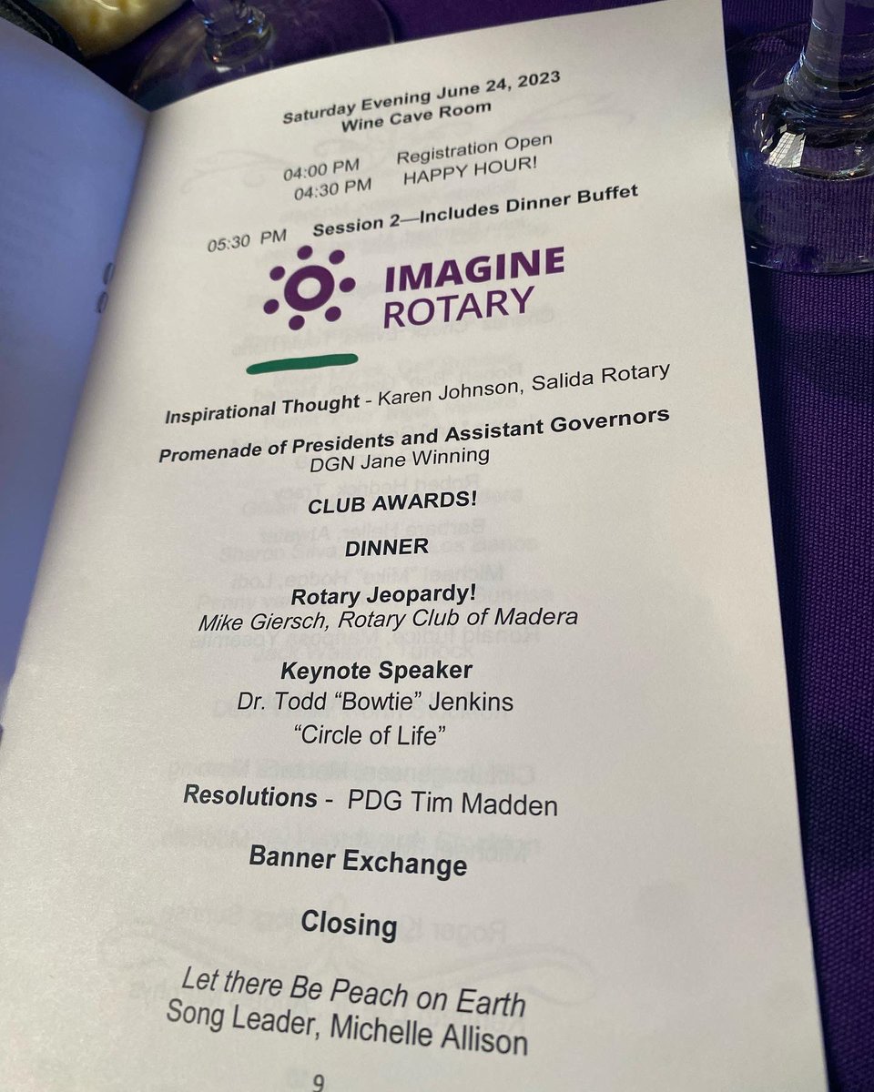 Thanks for having me as your keynote RID 5522 in California! #bowtieconvo #inclusion #rotary