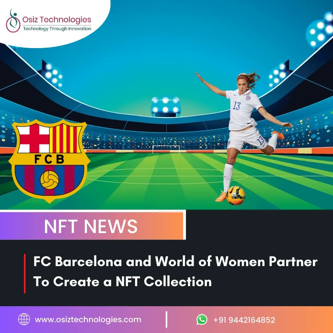 Osiztech's tweet photo. FC Barcelona and World of Women partner to create an #NFT collection
World of Women released the 'Masterpiece' collection in partnership with FC Barcelona
Explore: https://t.co/BNBTFss0XD
#nftnews #Osiz #FCBarcelona #brazil #phillipines #USA #use #canada #Phippines #korea #japan https://t.co/KLThJvUNG5