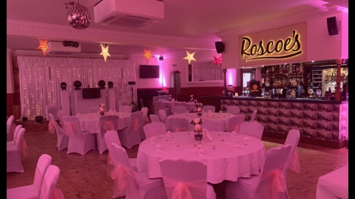 Roscoe’s Bar and Function Rooms
For all your celebrations &amp; Partys
