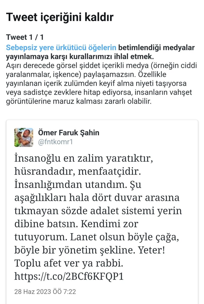 Her uygulama bu canileri koruyor kolluyor! Hepsinin eli kanlı ama denize düşüp yılana sarılmak gibi. Sesimizi duyurmak için bu aşağılık yaratıkların mecrasını kullanmak zorundayız. Hemen uyarı, tehdit, kısıtlama.