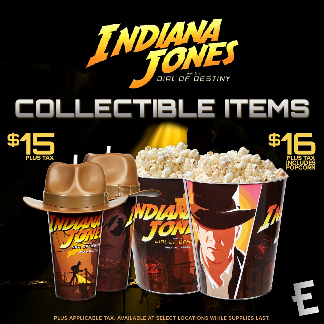 Emagine Theatres on Twitter "Indiana Jones 🤠 Collectible Popcorn Tins
