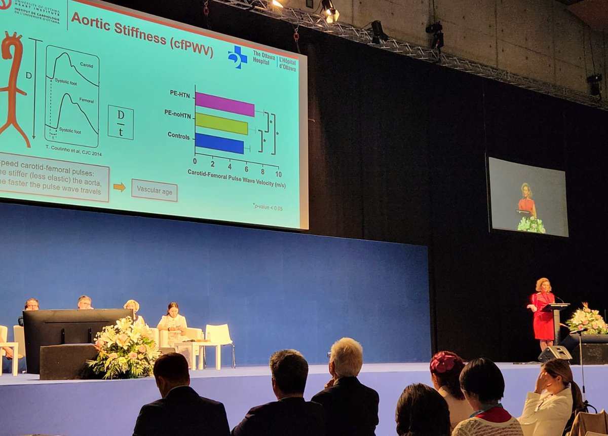 AnaWerlang2's tweet photo. @thaiscoutinhoCV taught me that the aorta is #notjustapipe. Today I got to relay that message to obstetricians from all over the world at #FMF2023. Tailgating , during the Q&A, I got to talk about #TheFourthTrimester clinic. Best day of my life? 🫀🤰🏼 https://t.co/CxdA5xPzOy