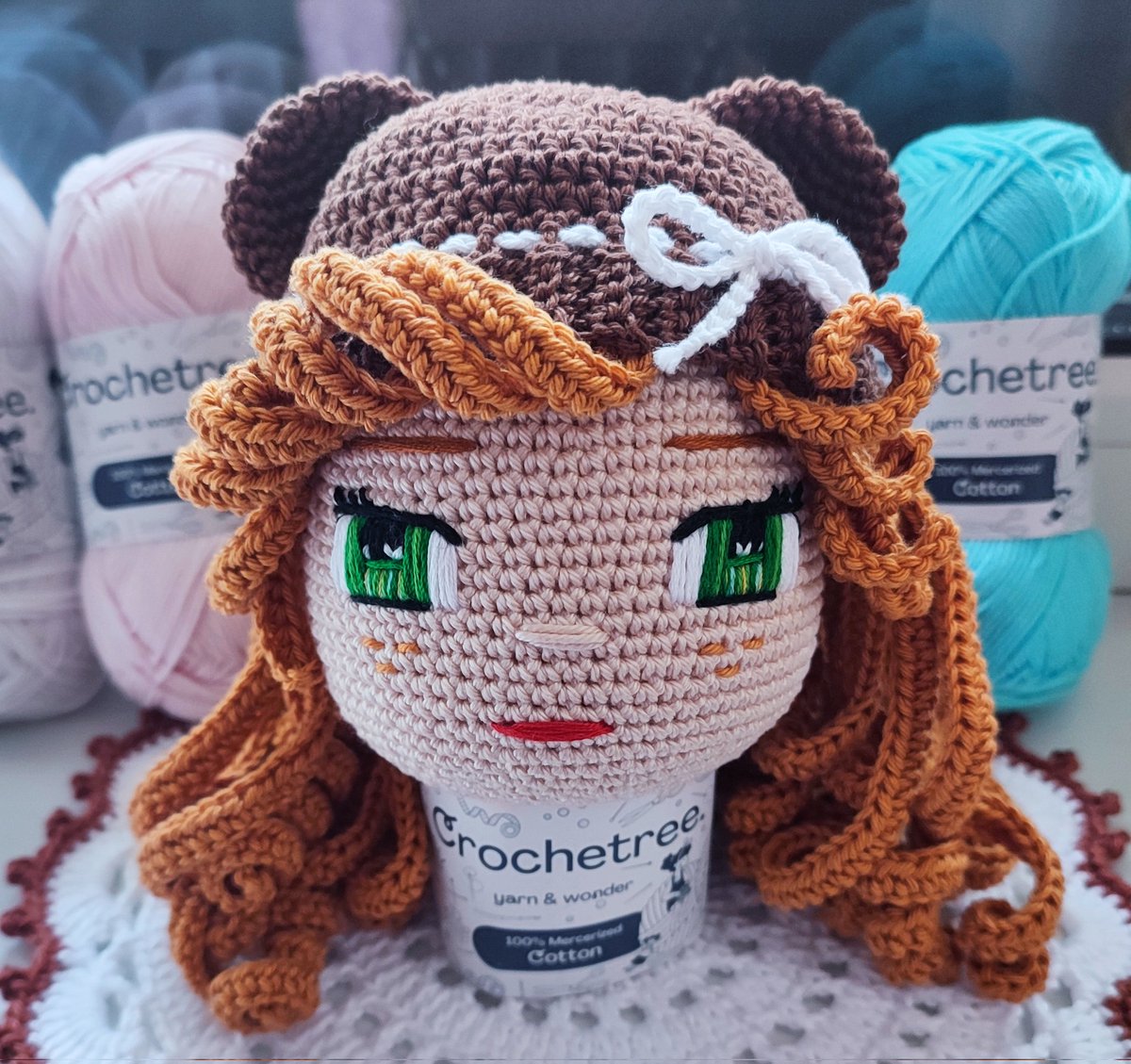 AdrisDesigns's tweet photo. Working on another beauty 😍
#princess #crochetdoll #Doll #handmade #dollpattern #bestfriends #giftideea https://t.co/xX5swEovzk