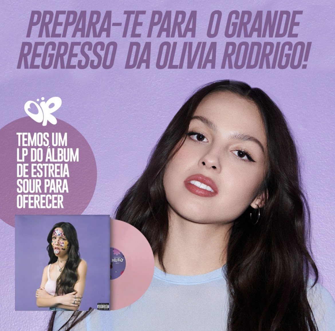 📸 | UM Portugal is giving away an exclusive ‘SOUR’ vinyl in anticipation for ‘GUTS’, Portugal livies run to get it! 

🖇️ competition.umusic.com/or-vampire