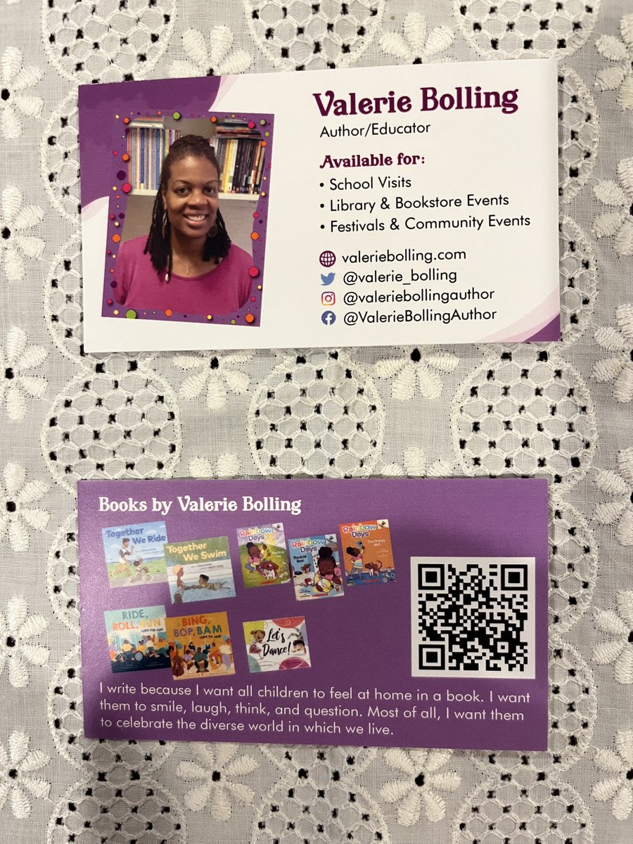 It's official! 
Business cards -- front and back ...
#author #authorlife #authorcommunity #kidlit #WritingCommunity