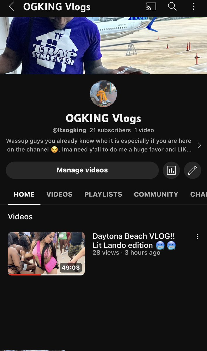 itsogkingg's tweet photo. Go show love and Follow my YouTube channel 🥶🥶 https://t.co/EKqBW7UcvI