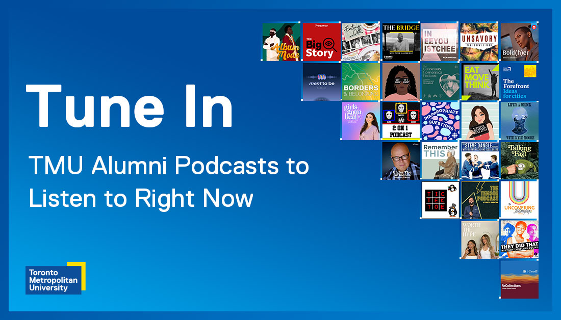 ⭐THIRTY-FIVE! ⭐That's how many TMU alumni-produced podcasts are now on our list! Thanks to everyone who has self-identified or made suggestions!  

Explore it here: ow.ly/oIvM50OZL0Z
Add your podcast: ow.ly/uHf250OZL10