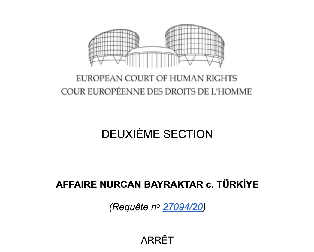 AİHM boşanan kadının 300 gün geçmedikçe evlenemeyeceğine dair müdahalenin ve kuralın istisnalarının özel ve aile hayatına saygı hakkını ve evlenme hakkı ile bağlantılı olarak ayrımcılık yasağını ihlal ettiğine karar verdi. Anayasa Mahkememiz başvuruyu kabul edilmez bulmuştu. (+)