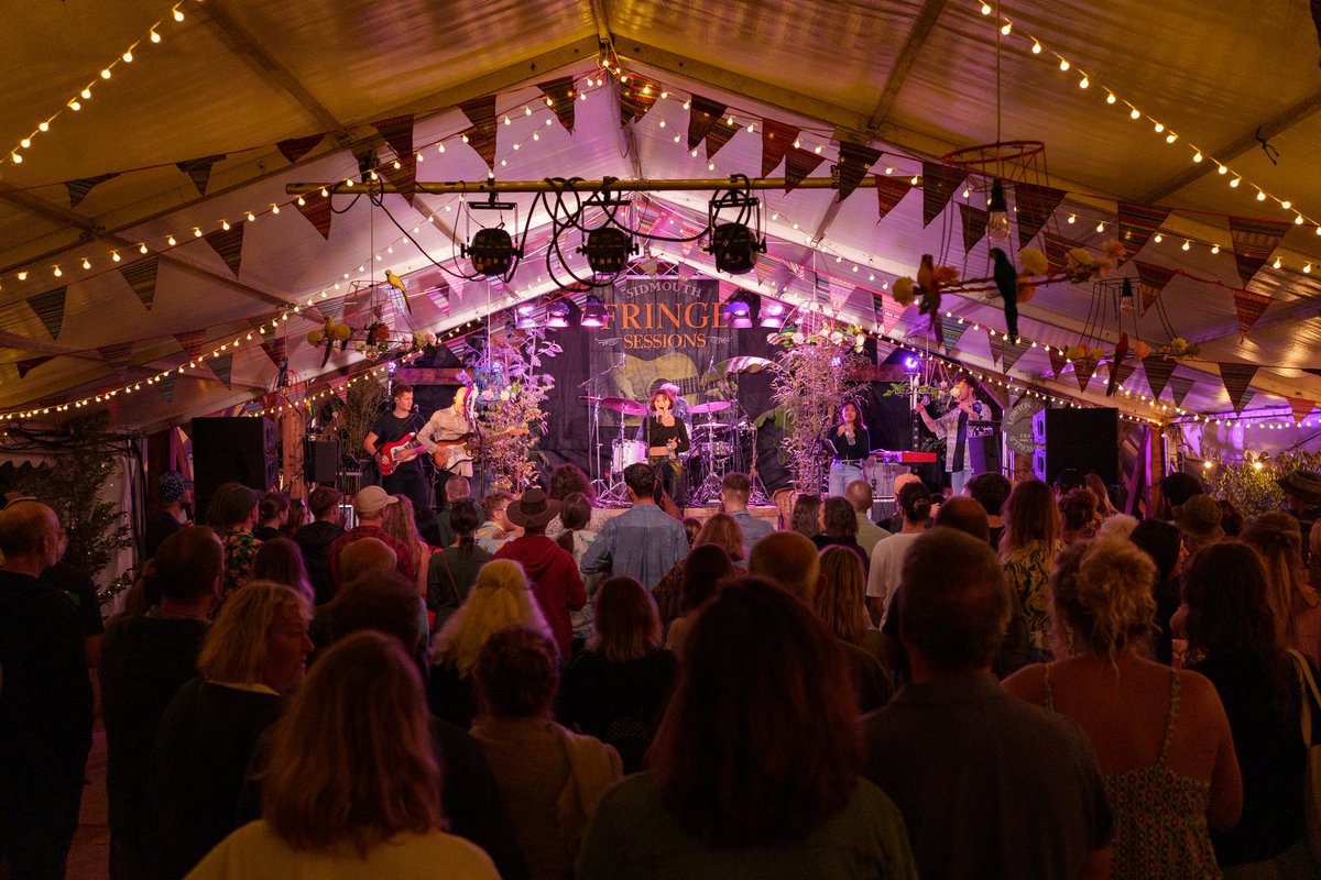 The Monday 'Marquee' Sessions looks like another corker! They start at 2pm (7 August) with 9 acts featuring an exciting mix of the pick of local artists and musicians. A great day of fab live music and entertainment. Check out the website for deets sidmouthfringe.co.uk