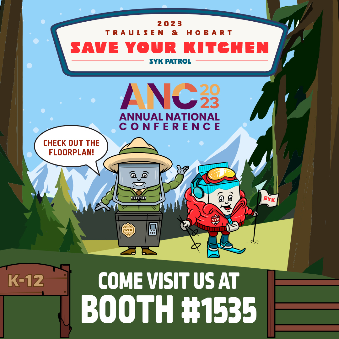 hobartusa's tweet image. Join us at the @SchoolLunch Annual National Conference 2023! 

We'll be at Booth #1535 😎🍎 

Don't forget to check out the interactive floorplan at bit.ly/3POp3XB to find us easily. See you there!

 #ANC23 #SchoolKitchen #K12
