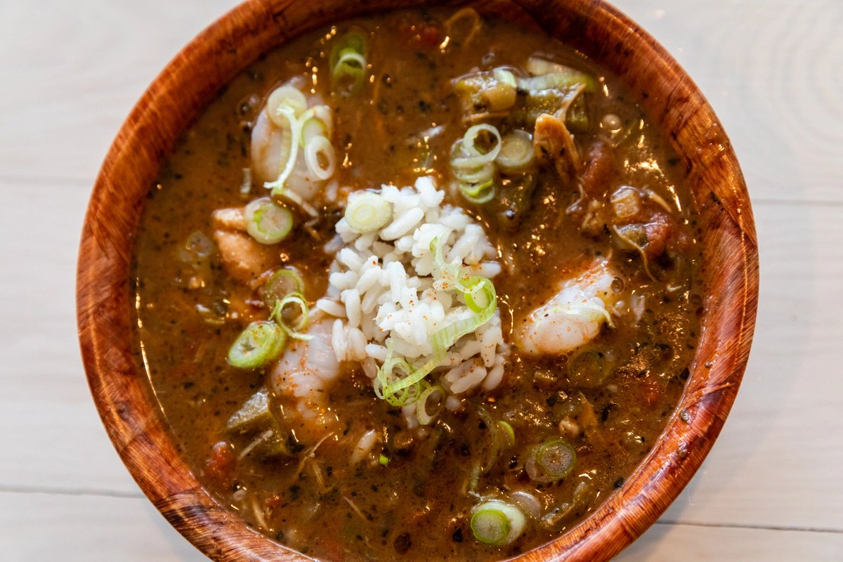 When you're ready to give the cold shoulder to another boring meal, find comfort in warmth from a hot bowl of our delicious #gumbo! 🍲