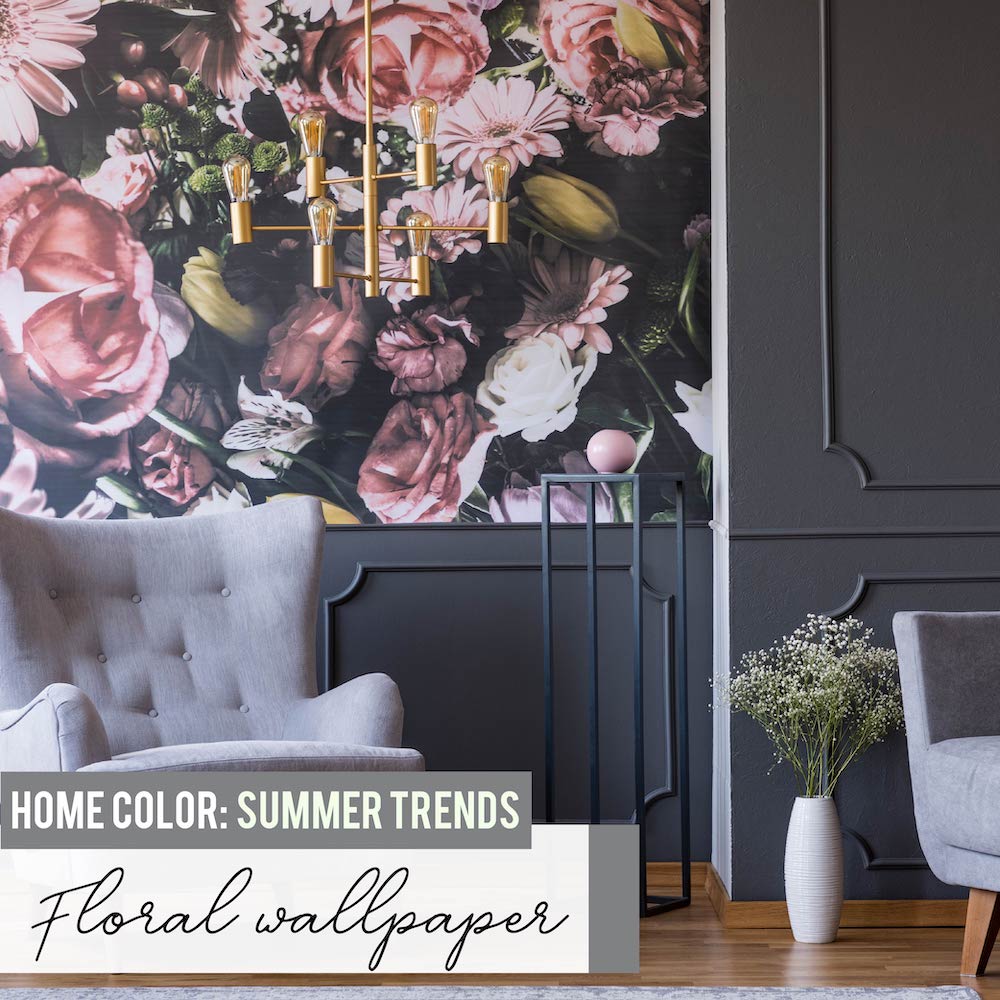 Floral wallpaper is trending this summer, and for good reason. Look at how great it looks!
Holly Downey #carpentercares #youbelonghere